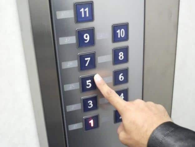 กล้องวงจรปิดในลิฟท์โดยสาร