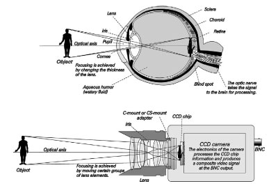 กล้องวงจรปิด CCTV บทความ แสง และ โทรทัศน์ ของระบบกล้องวงจรปิด