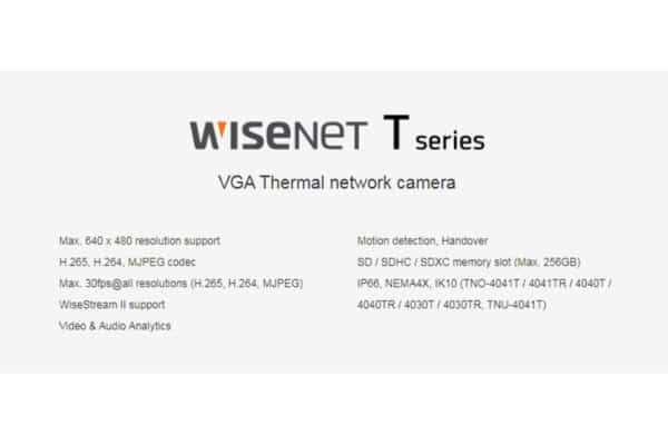 Wisenet T Series